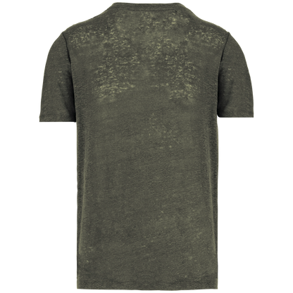 T-shirt Lin Homme Coupe Ajustée