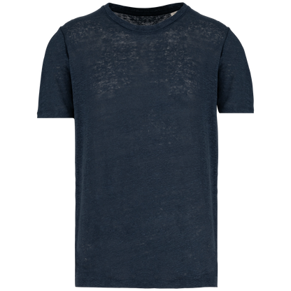 T-shirt Lin Homme Coupe Ajustée
