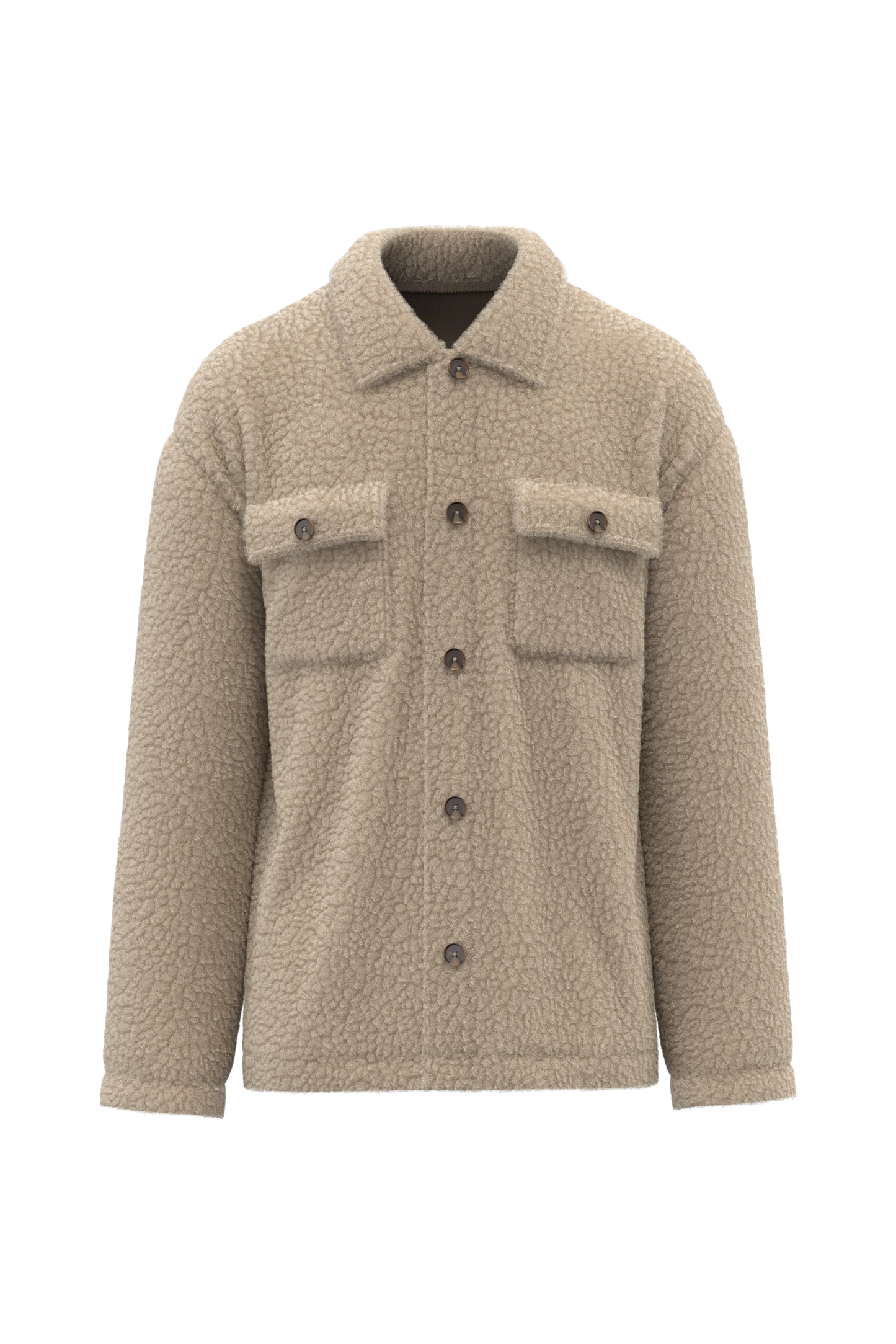 Unisex Sherpa Overshirt