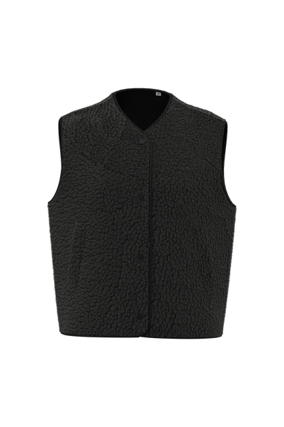 Veste Sans Manches Sherpa Femme