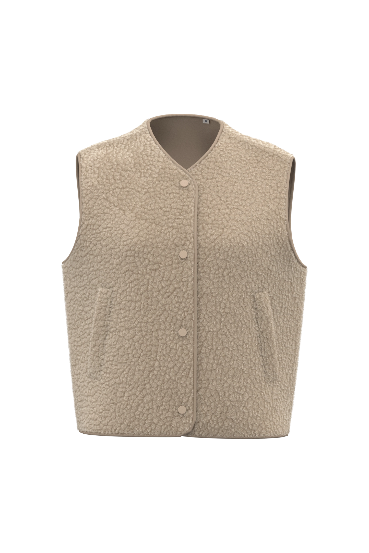 Veste Sans Manches Sherpa Femme