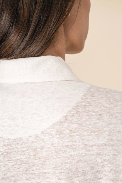 Polo en Lin pour Femme