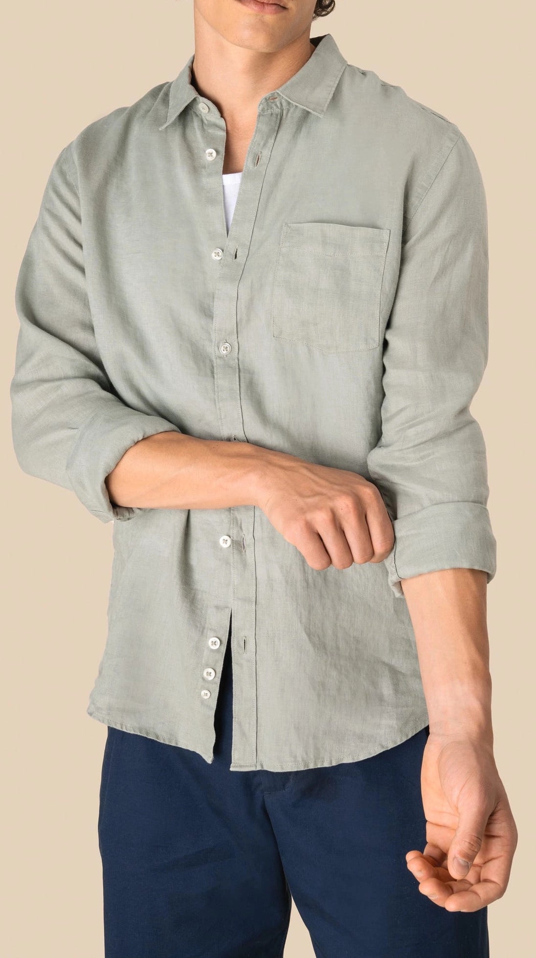 Men's linen shirt