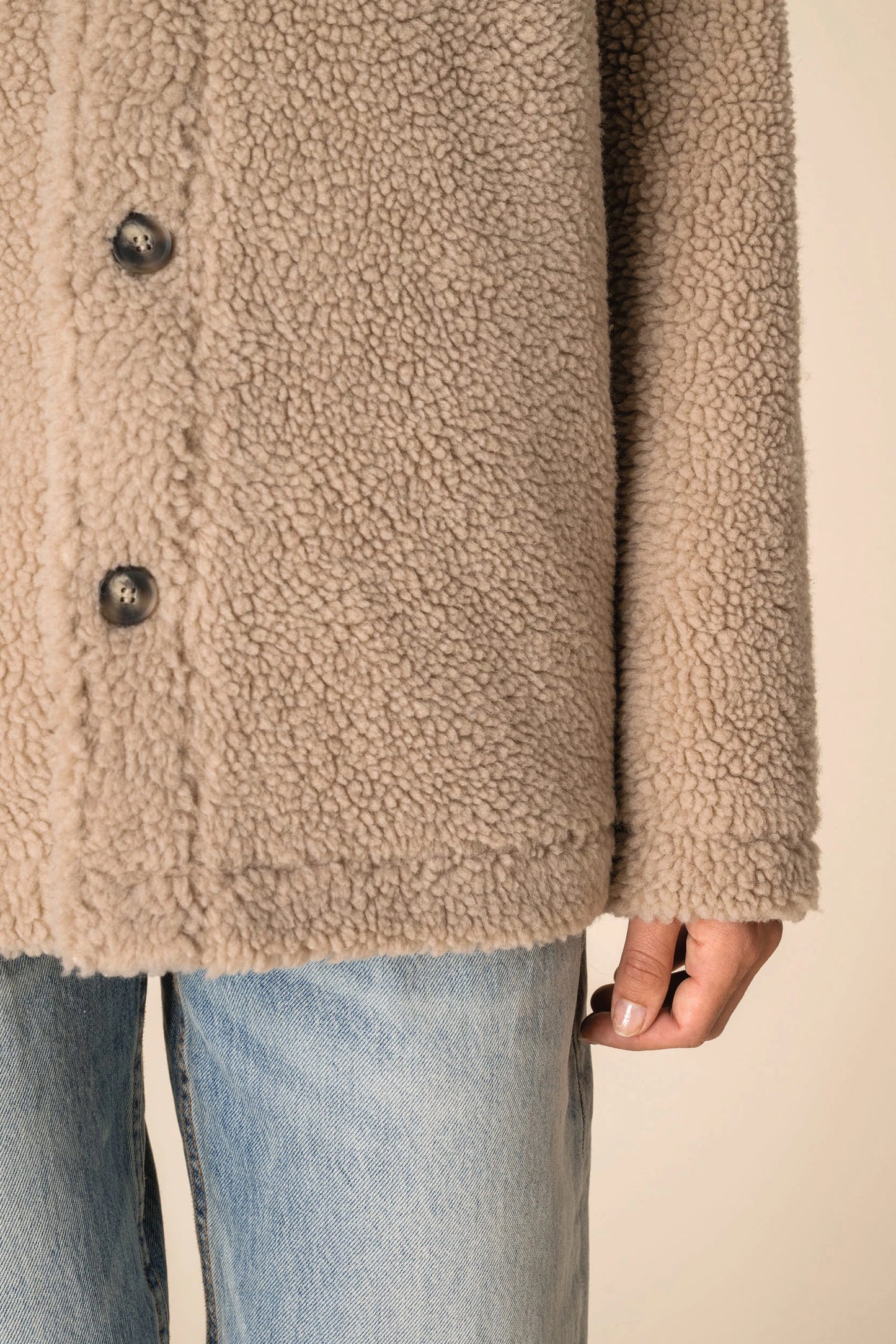 Unisex Sherpa Overshirt