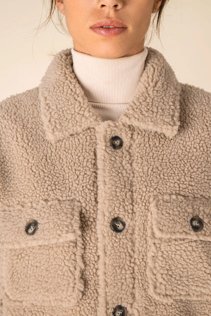 Unisex Sherpa Overshirt