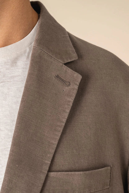 Blazer en Lin Homme Délavé