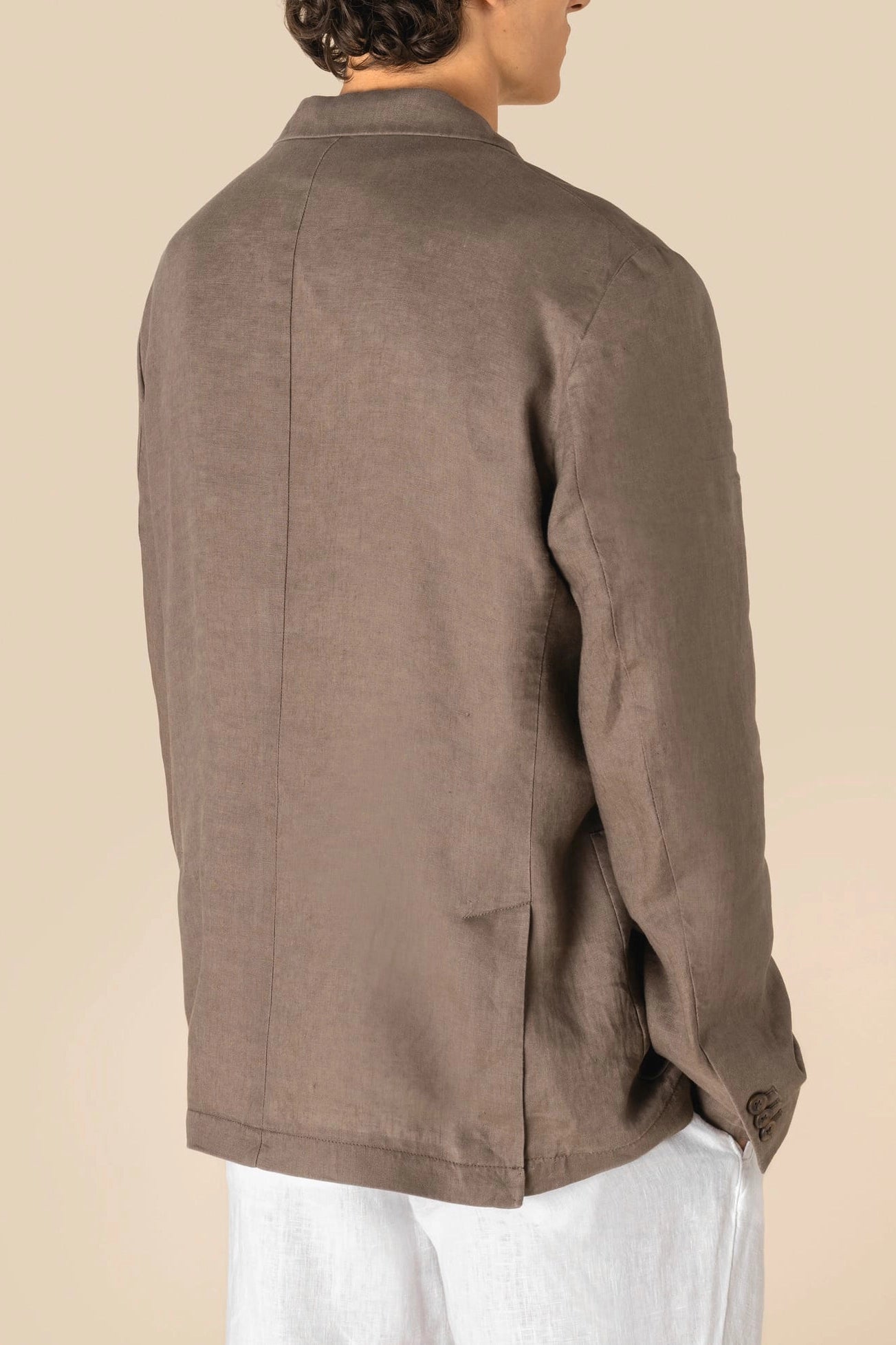 Blazer en Lin Homme Délavé
