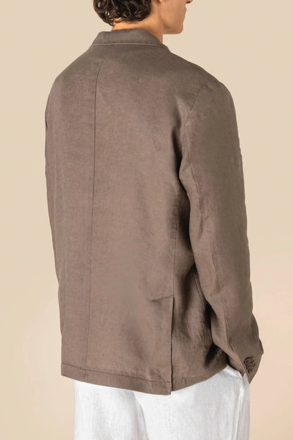 Blazer en Lin Homme Délavé