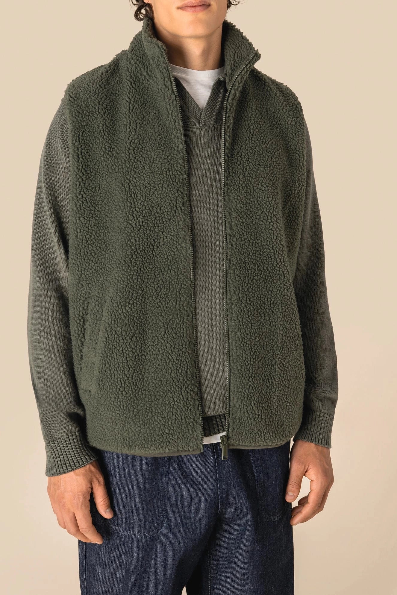 Veste Sans Manches Sherpa Homme