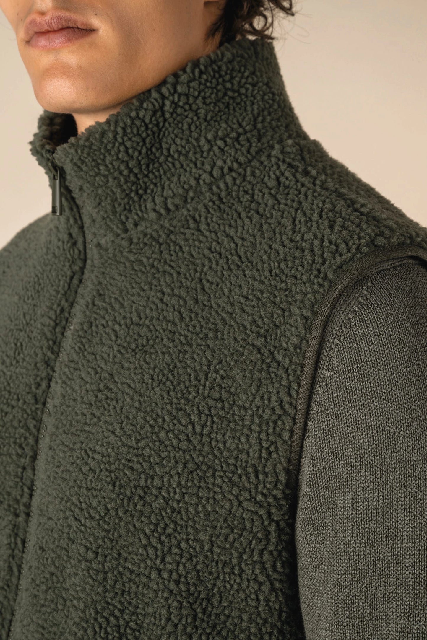 Veste Sans Manches Sherpa Homme