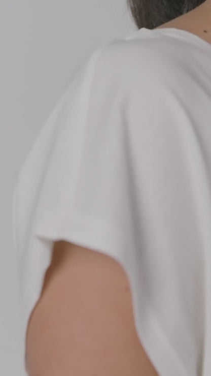 T-shirt Femme Col V Kimono Bio